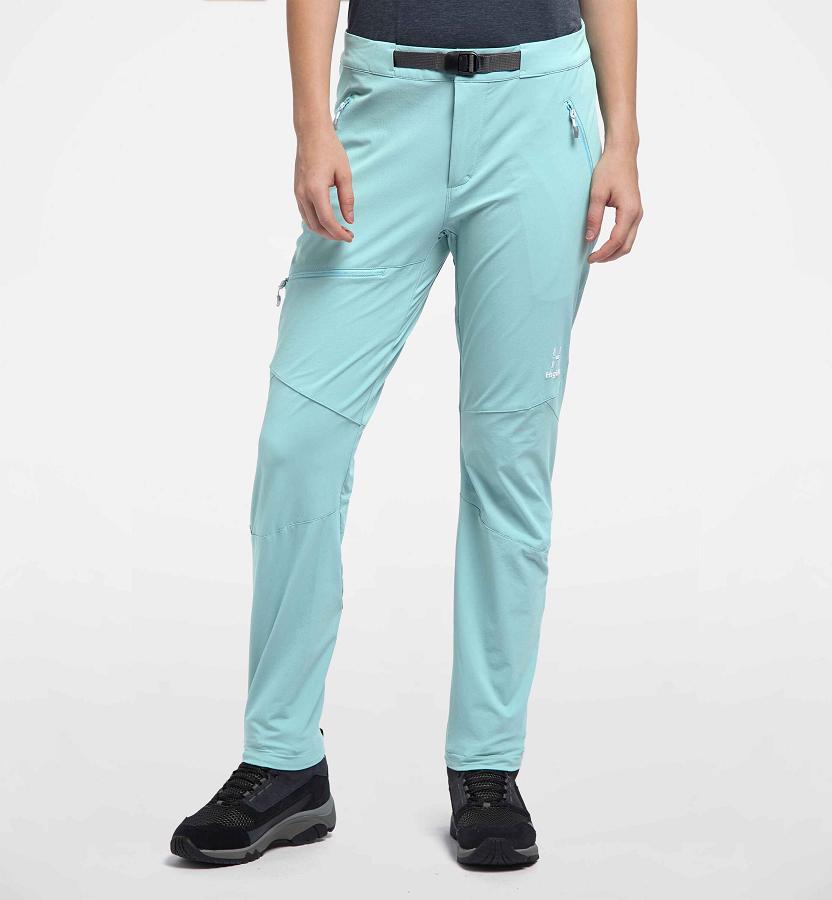 Haglöfs Womens Lizard Hiking Pants Green New Zealand 54601TAFY